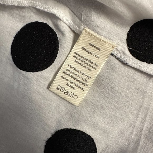 MARA HOFFMAN Eavan Polka Dot Ruffle-Hem Skirt - Picture 8 of 8